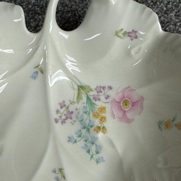 Mikasa Gentle Breeze Ivory Bone China Platter B2007 Japan  Larry Laslo 8" - 1294 - Picture 9 of 14